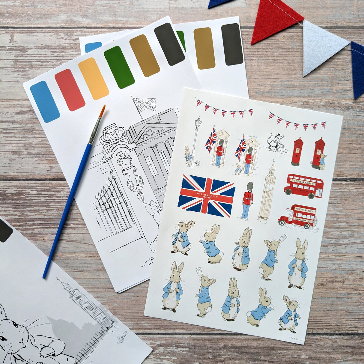 Peter Rabbit Paint Palette Art Set