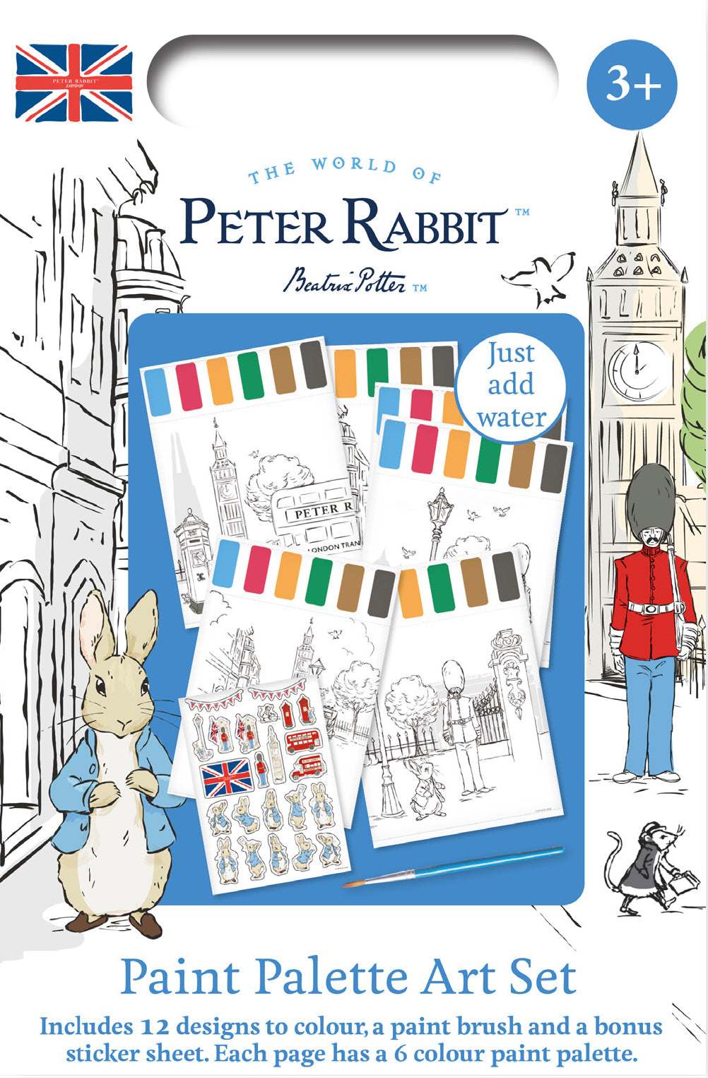 Peter Rabbit Paint Palette Art Set