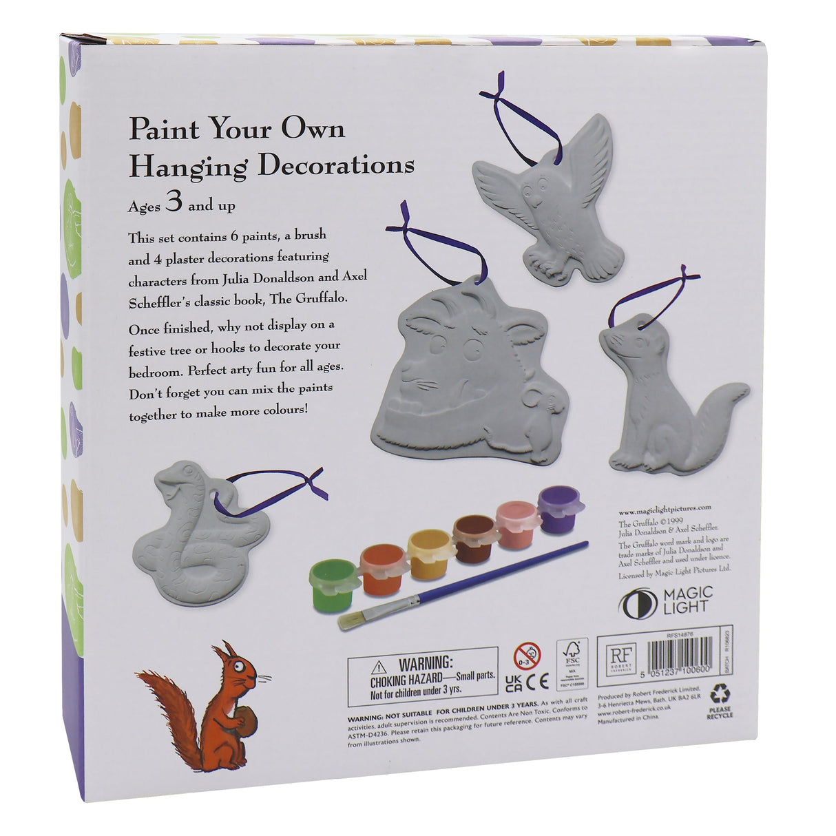The Gruffalo Paint Your Own Hanging Decorations