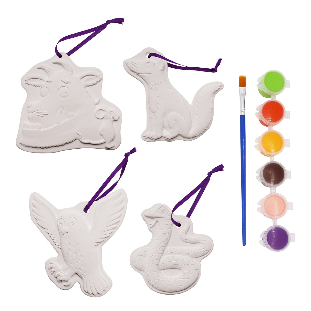 The Gruffalo Paint Your Own Hanging Decorations
