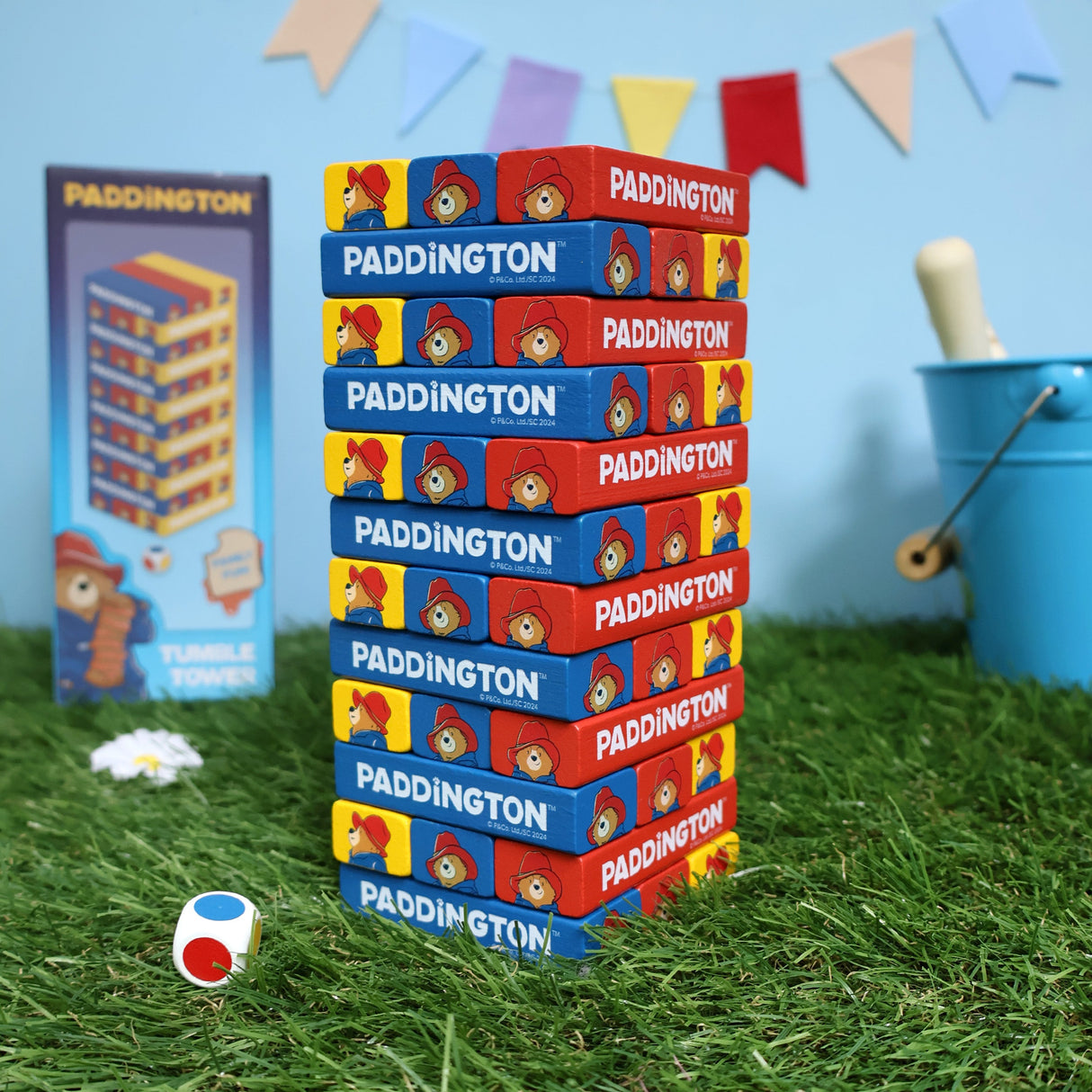 Paddington Tumble Tower Game – Wooden Block Stacking Game
