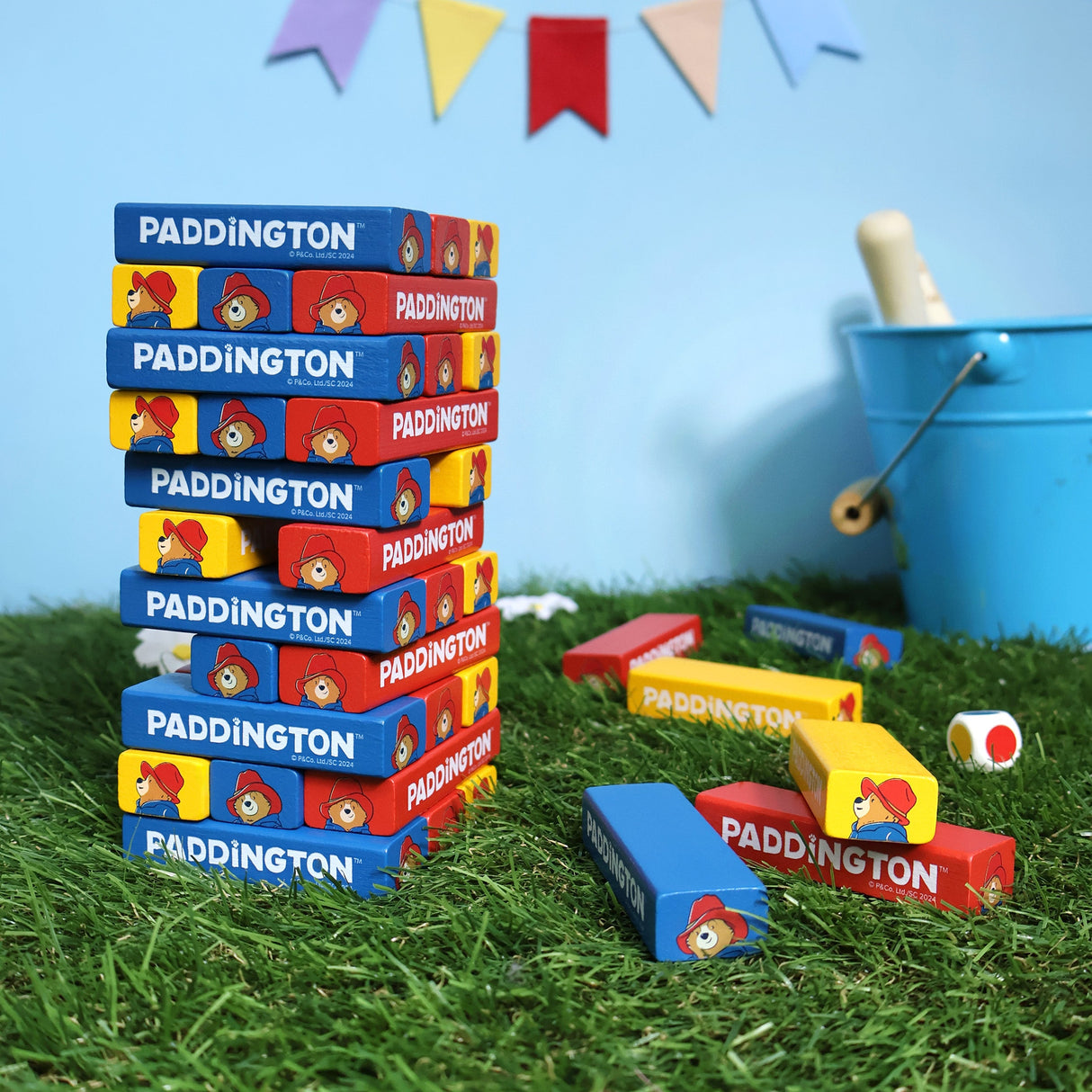 Paddington Tumble Tower Game – Wooden Block Stacking Game