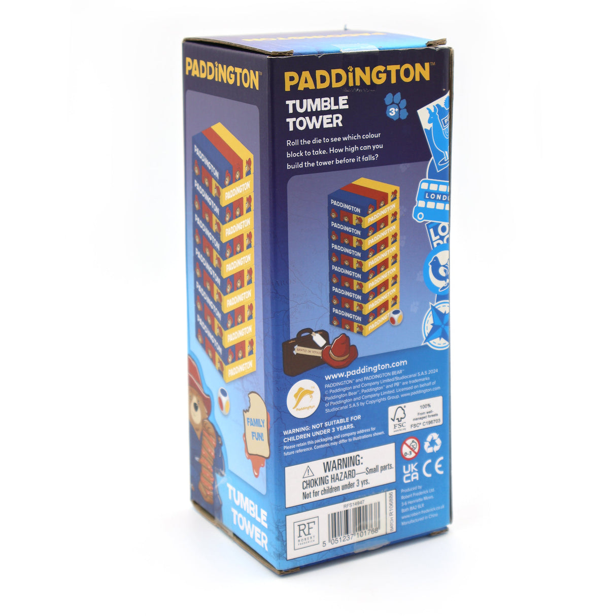 Paddington Tumble Tower Game – Wooden Block Stacking Game