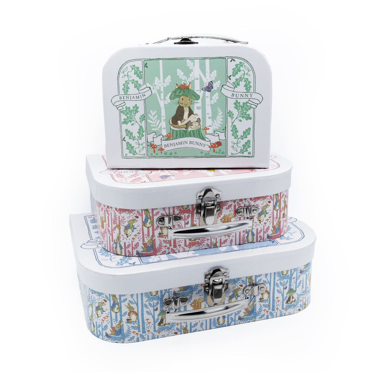 Beatrix Potter Children's Triple Carry Case Set - 3 Sizes