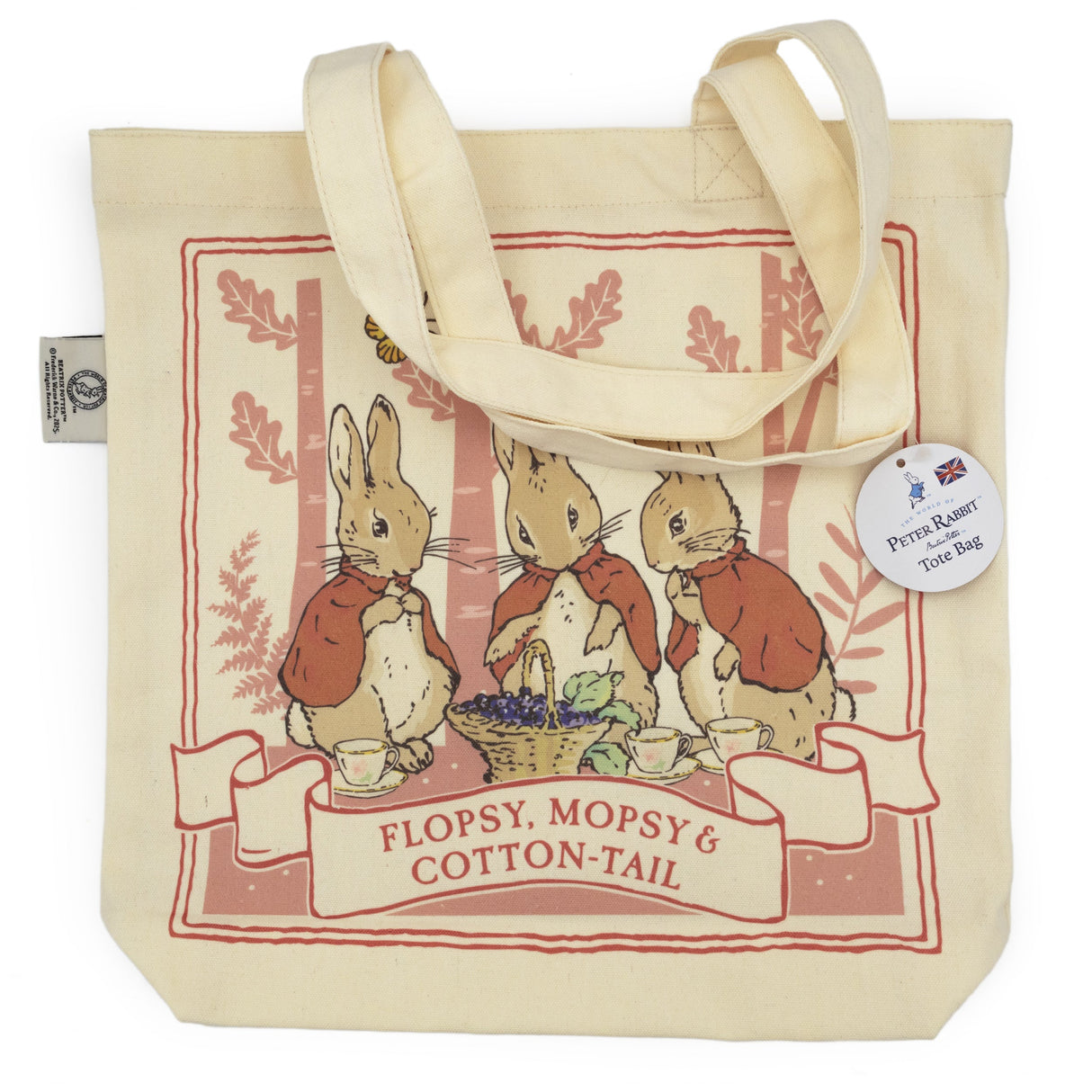 Beatrix Potter Flopsy Bunnies Tote Bag – Official Licensed Cotton Bag