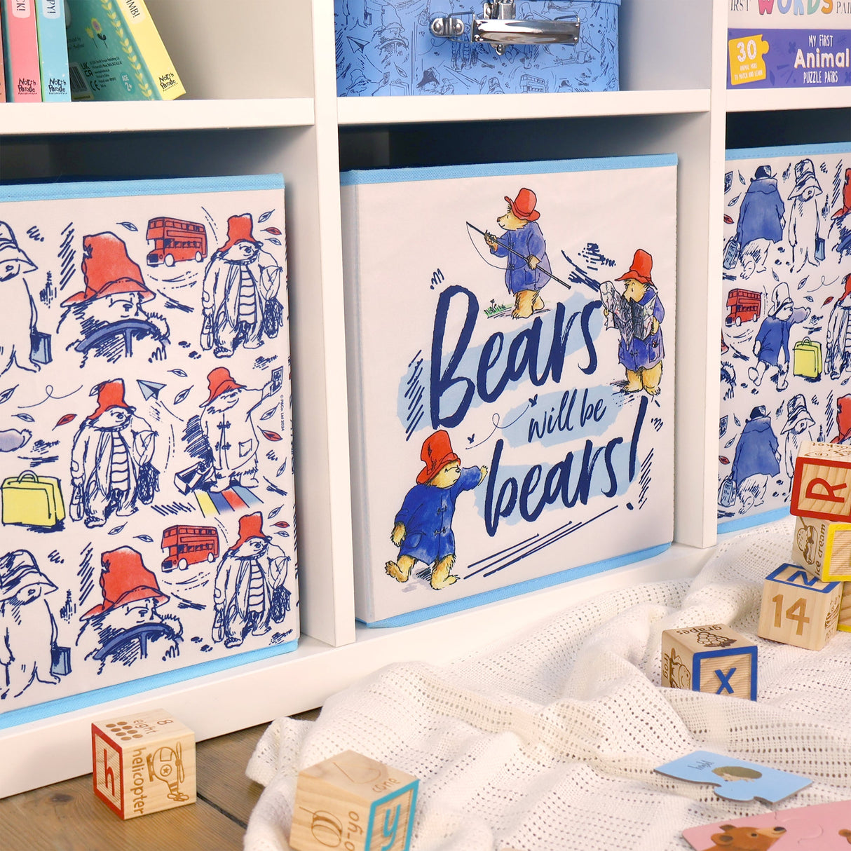 Paddington Fabric Storage Cubes – Pack of Two