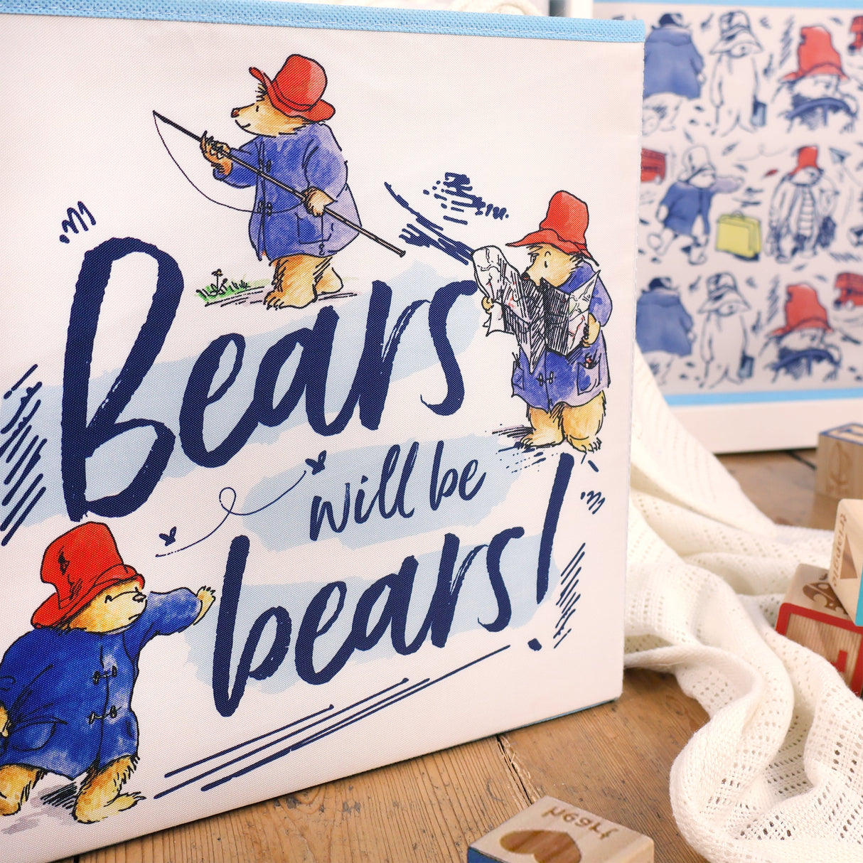 Paddington Fabric Storage Cubes – Pack of Two