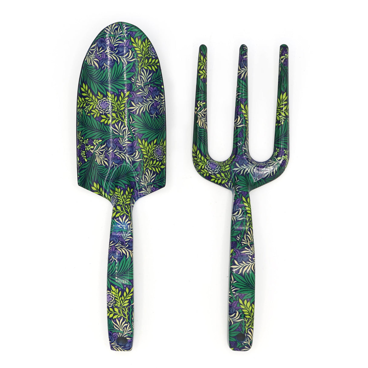 Orange Grove Fork and Trowel Garden Tool Set - William Morris Larkspur Design