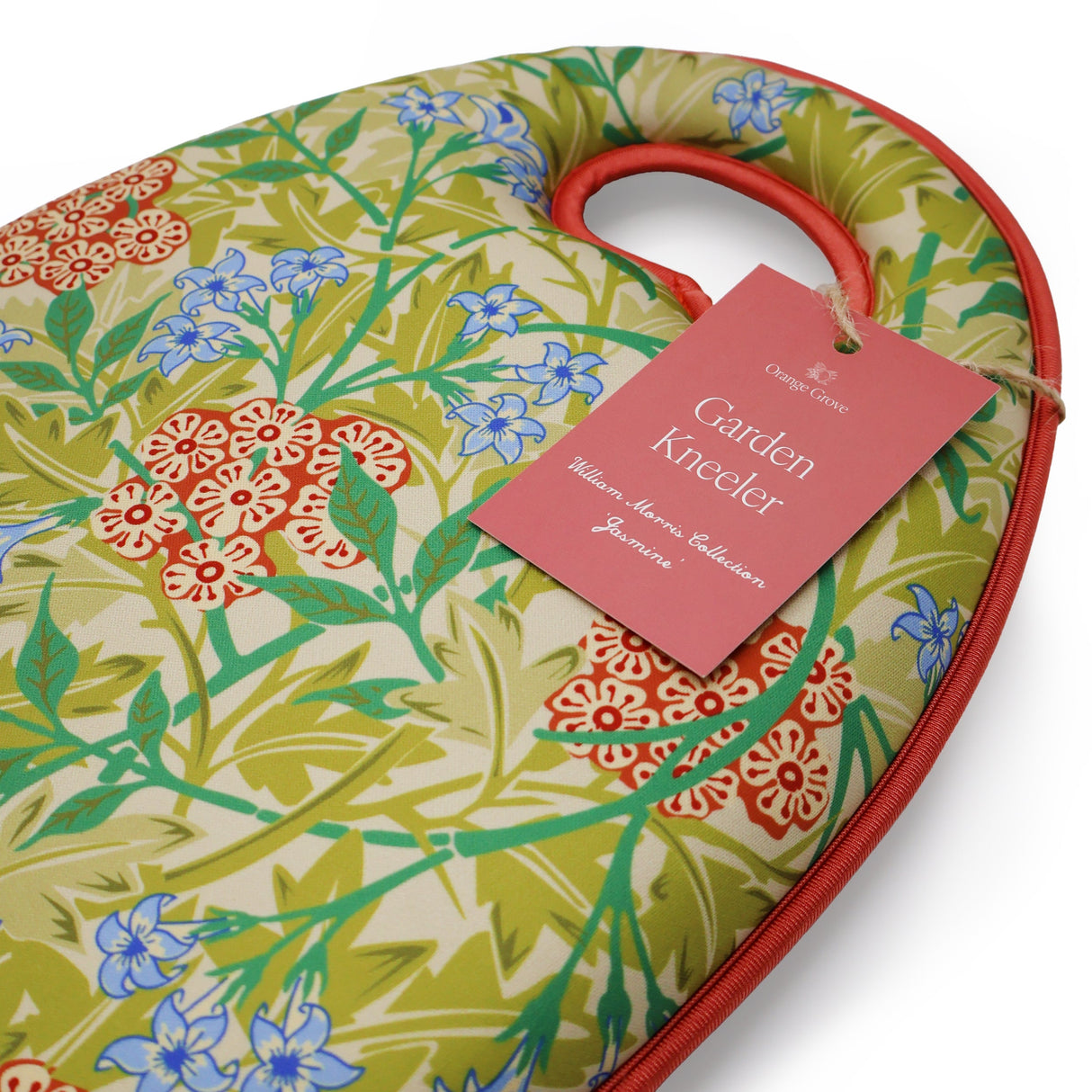 Orange Grove Garden Kneeler - William Morris Design - Padded Memory Foam