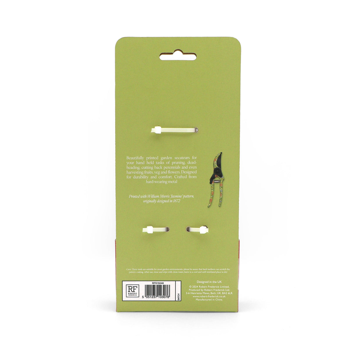 Orange Grove Secateurs - William Morris Jasmine Design