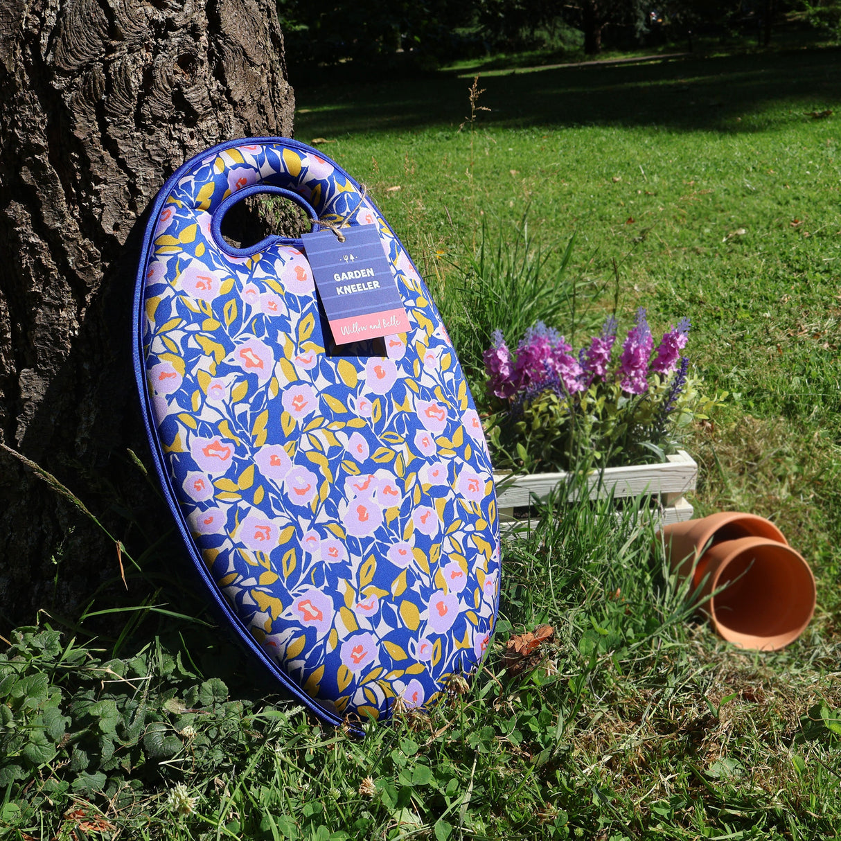 Willow and Belle Garden Kneeler - Floral Design - Padded Memory Foam