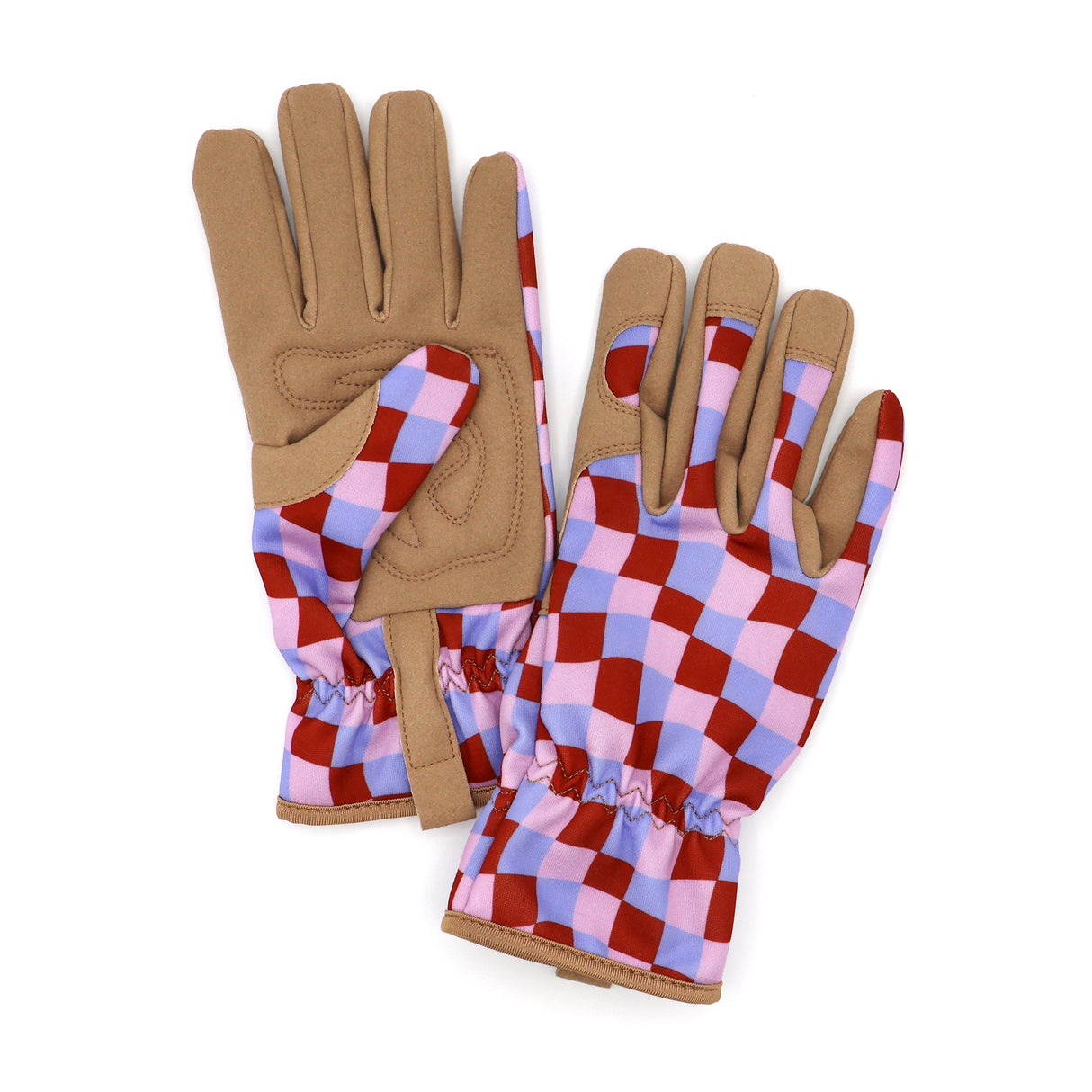 Saje Outdoor Gardening Gloves - Warp Check Design