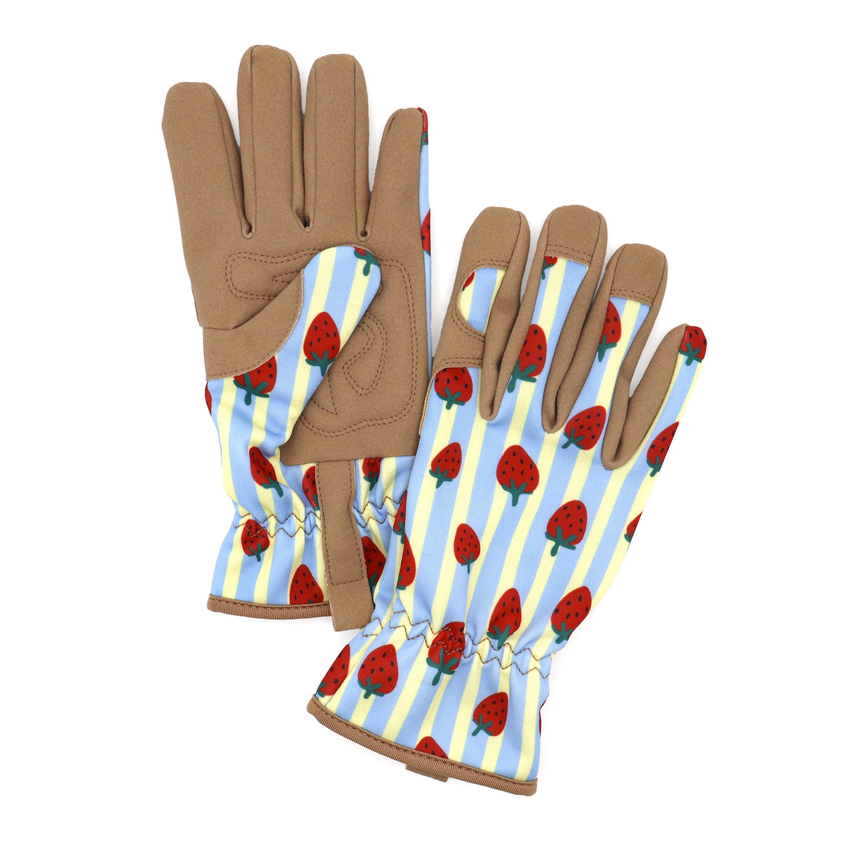 Saje Outdoor Gardening Gloves - Strawberry Stripe Design
