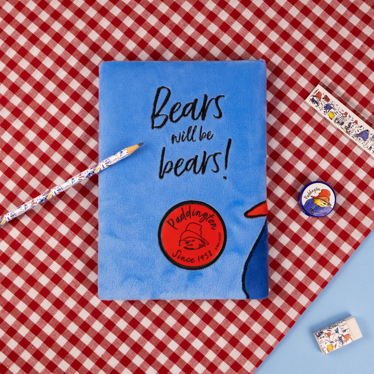 Paddington Plush Notebook & Stationery Set