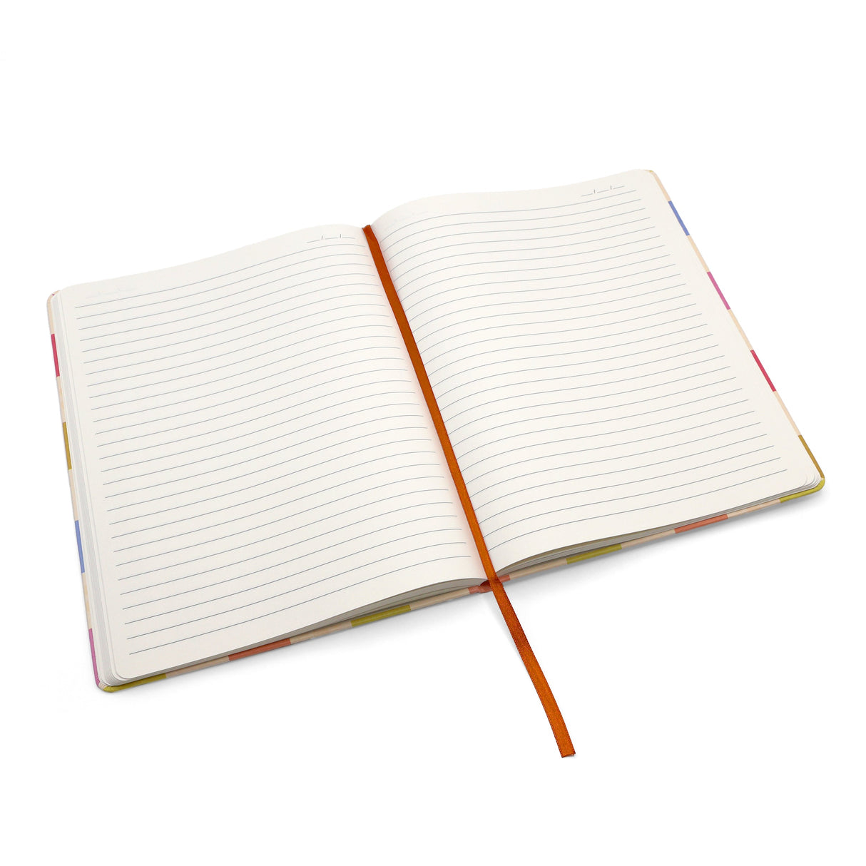 Saje Journal Notebook - Rainbow Check B5 Design