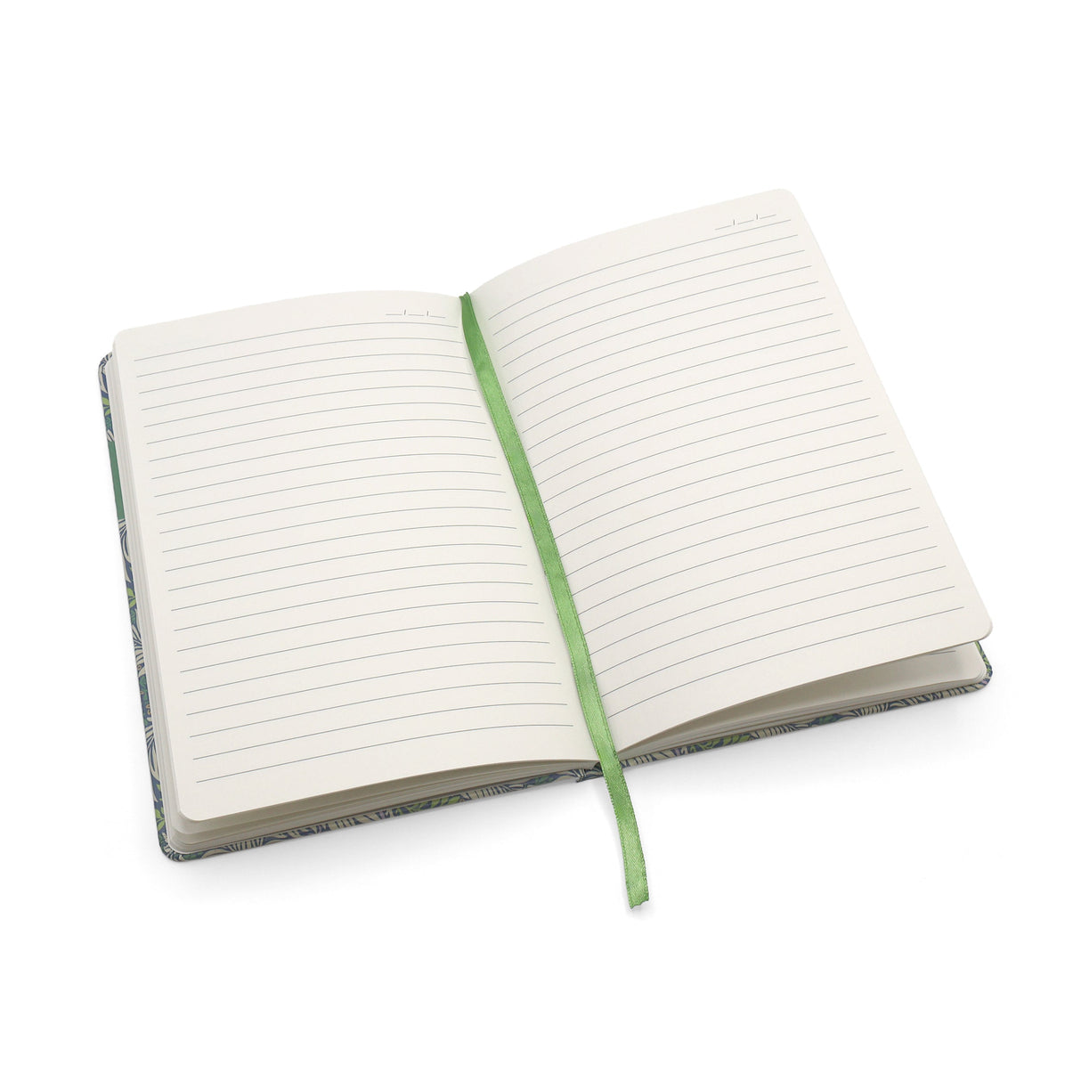 William Morris Journal Notebook – Larkspur Green A5 Design