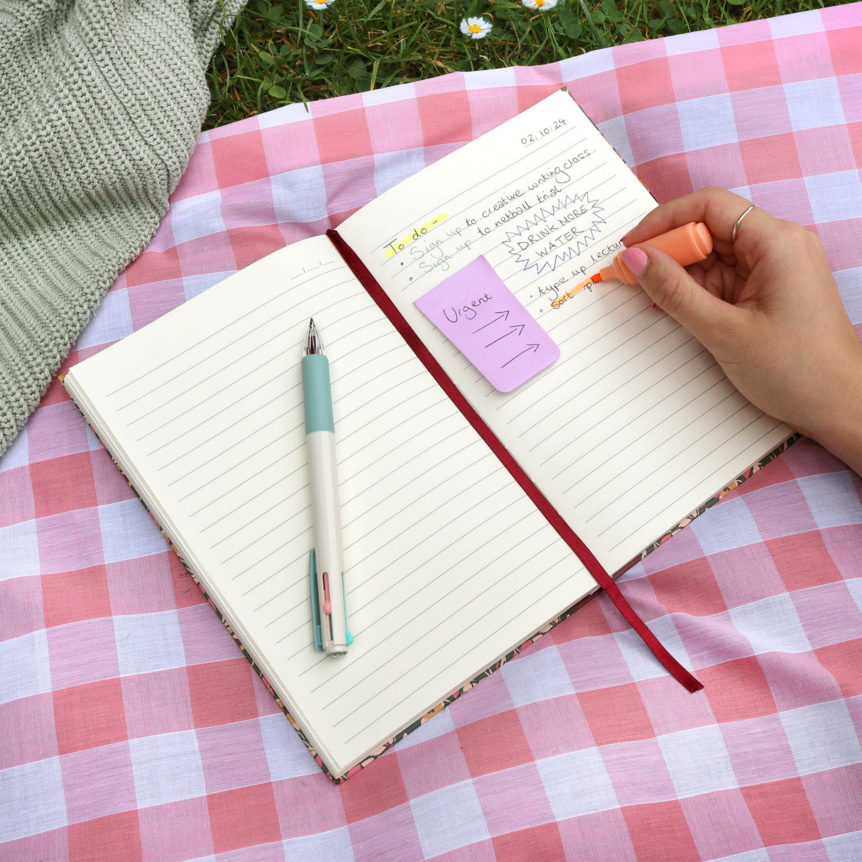 Journal Notebook – Abstract Floral Autumn A5 Design