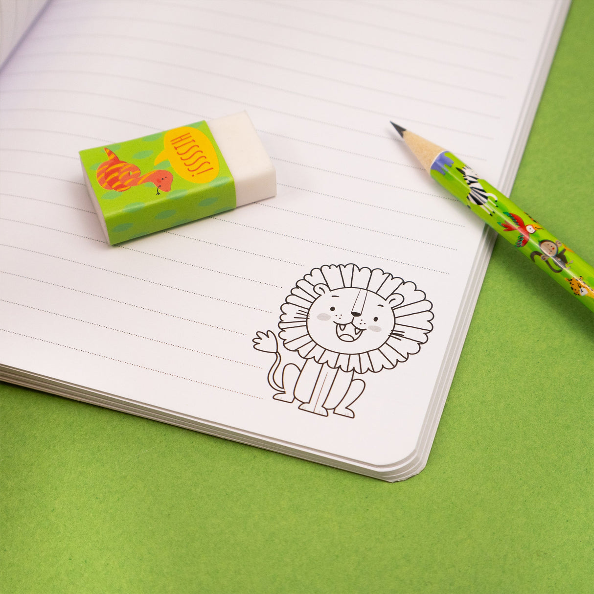 Jungle Animals Children’s Stationery Set