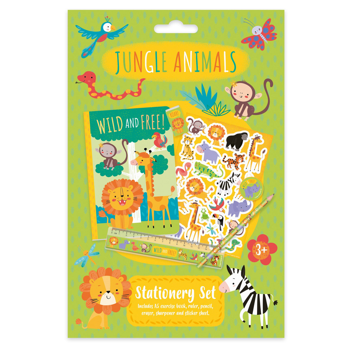 Jungle Animals Children’s Stationery Set