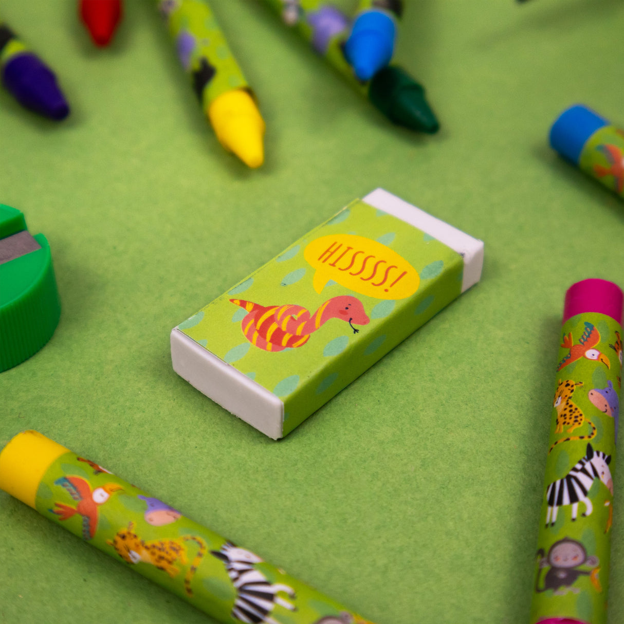 Jungle Animals Children's 42 Piece Art Set