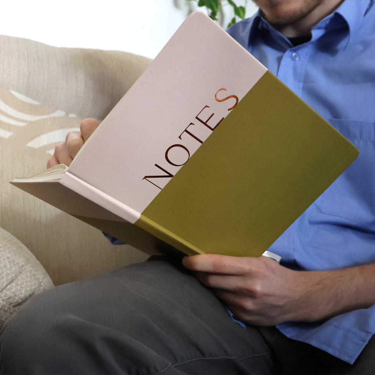 Notes Journal Notebook – Two Tone B5 Design