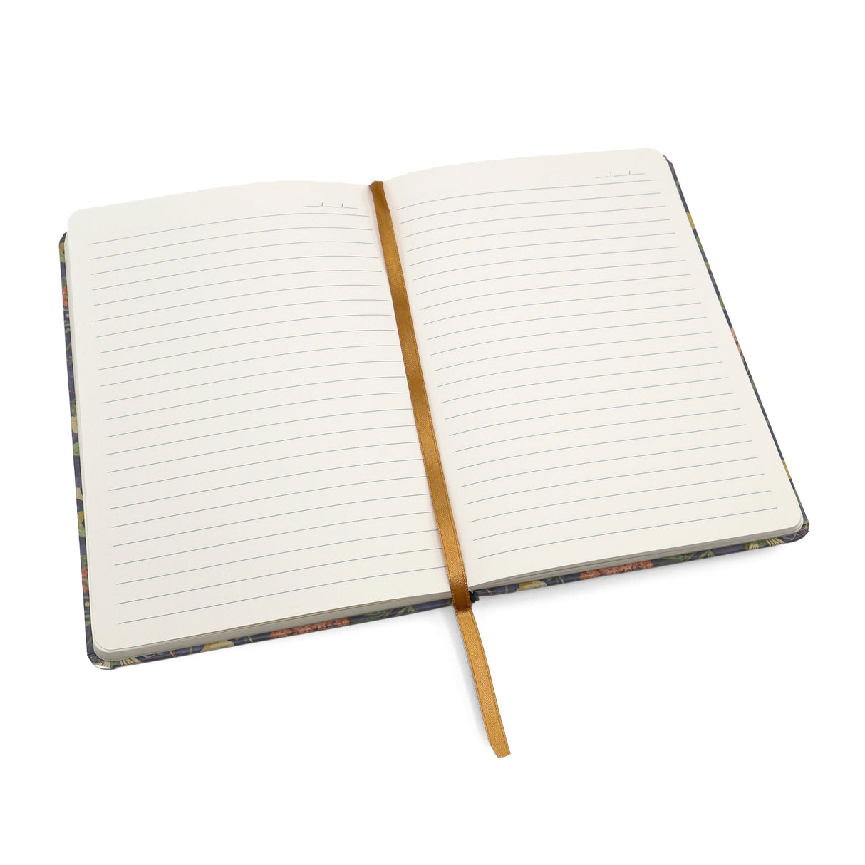 Journal Notebook – Charcoal and Ochre Florals A5 Design