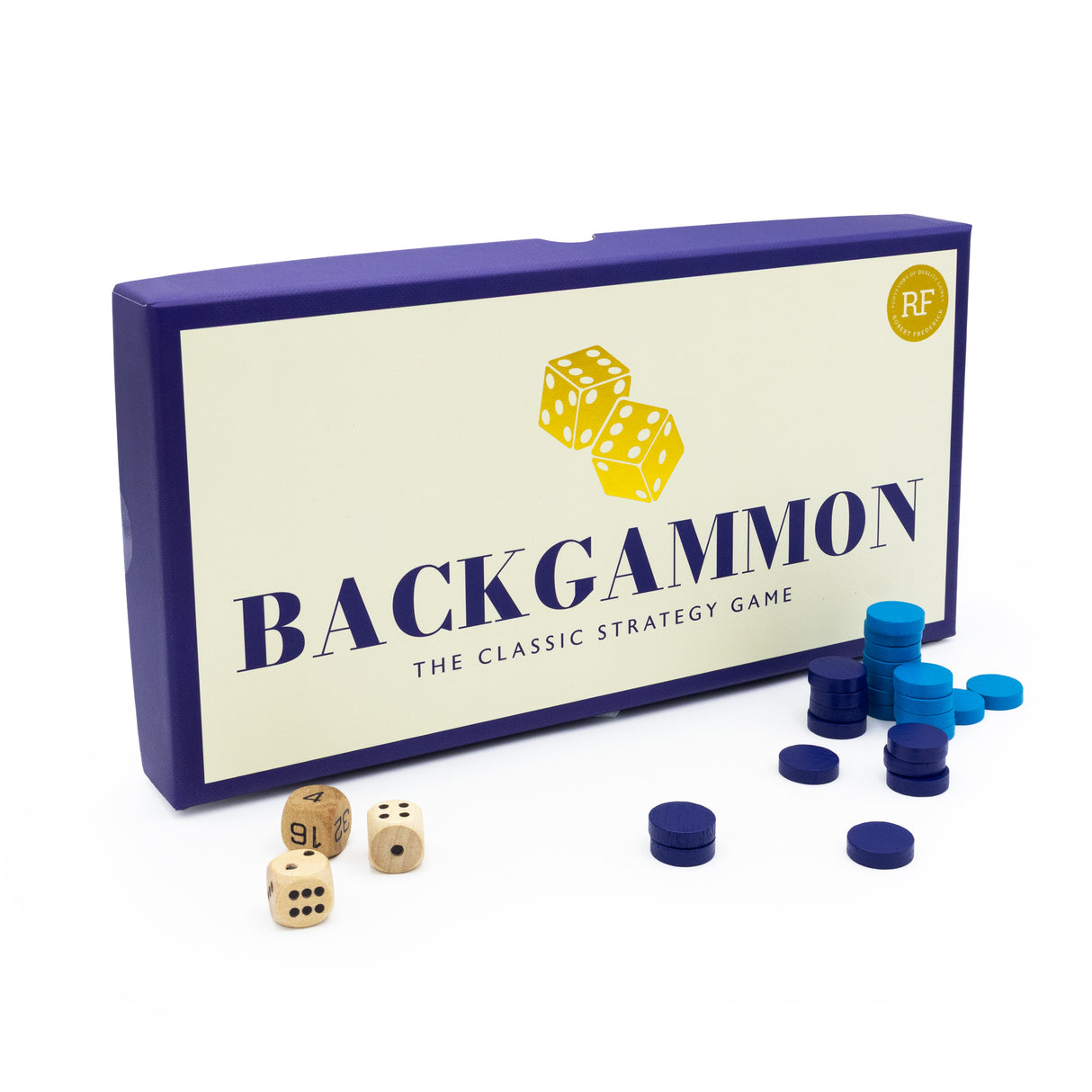 Backgammon - Classic Strategy Board Game in Gift Box