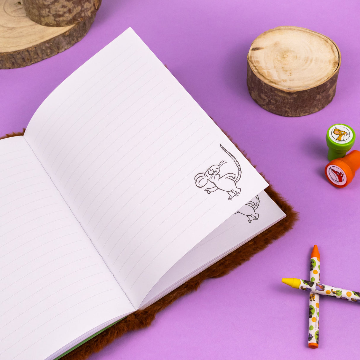 The Gruffalo Plush Notebook – Soft Cover Kids Journal