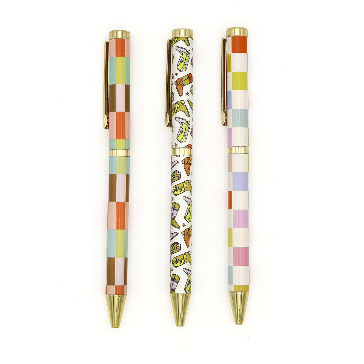 Saje Mixed Design Ballpoint Pens in Gift Box – Set of 3 Pens