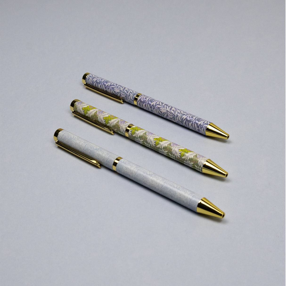 Orange Grove William Morris Ballpoint Pens in Gift Box – Set of 3 Pens