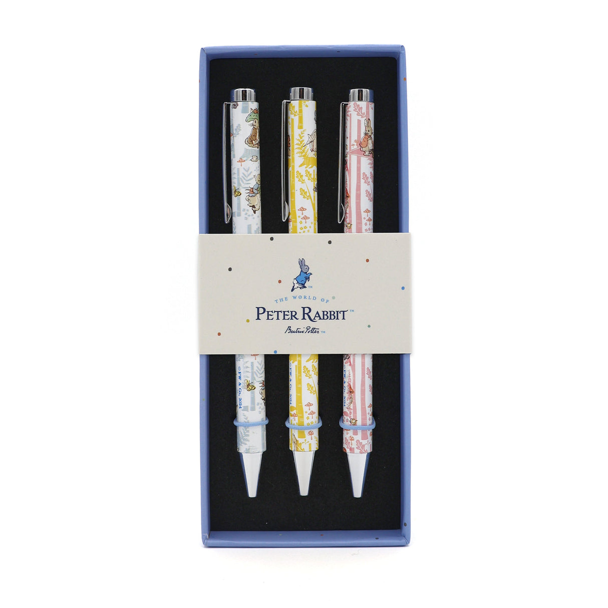 Peter Rabbit Forest Picnic Ballpoint Pens in Gift Box – Set of 3 Pens