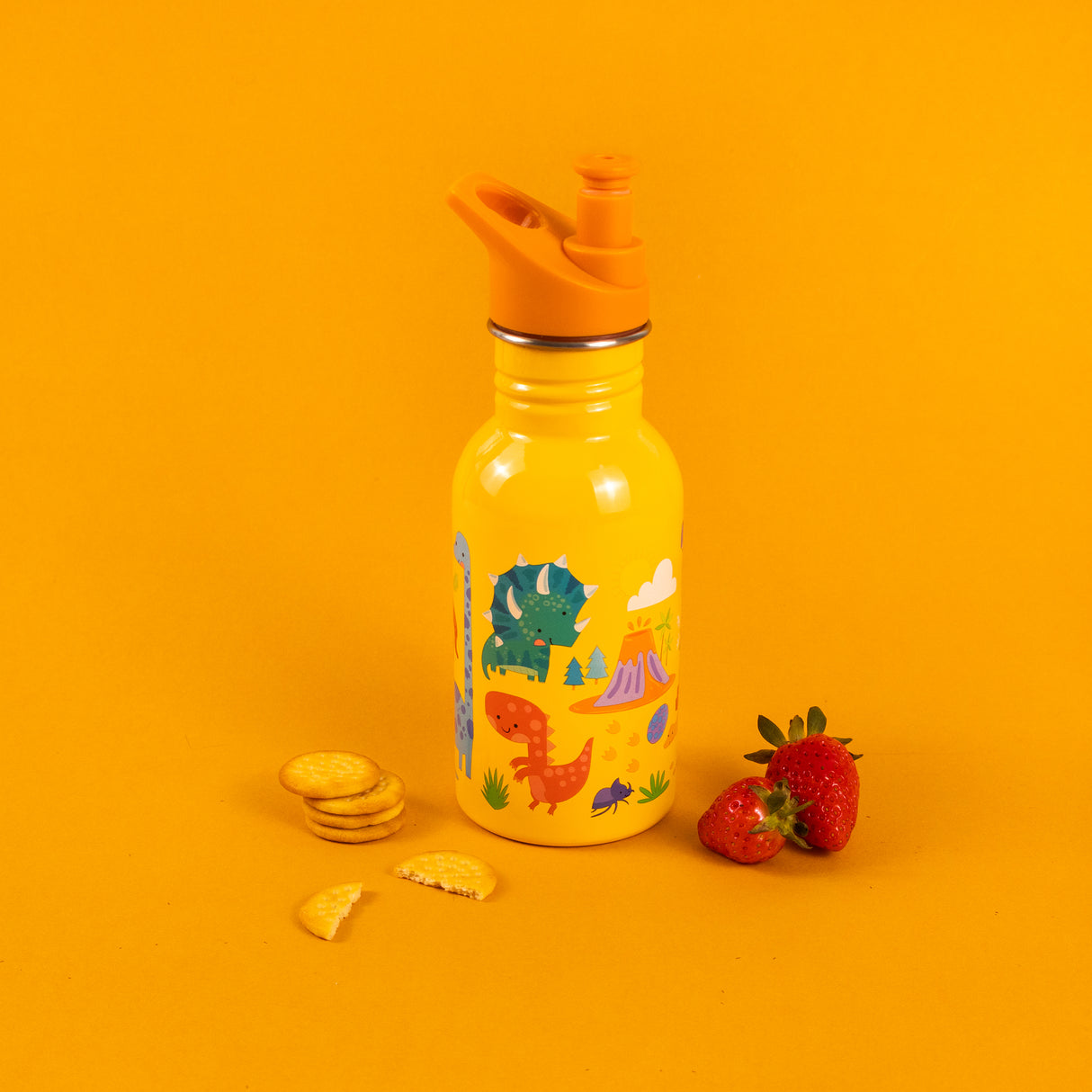 Kids Dinosaur Water Bottle – 500ml Stainless Steel