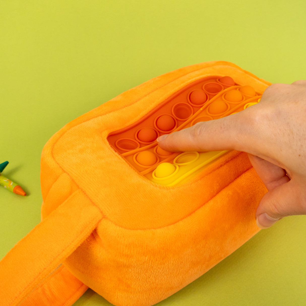 Jungle Animal Plush Pencil Case – Soft Zip-Up Storage for Kids