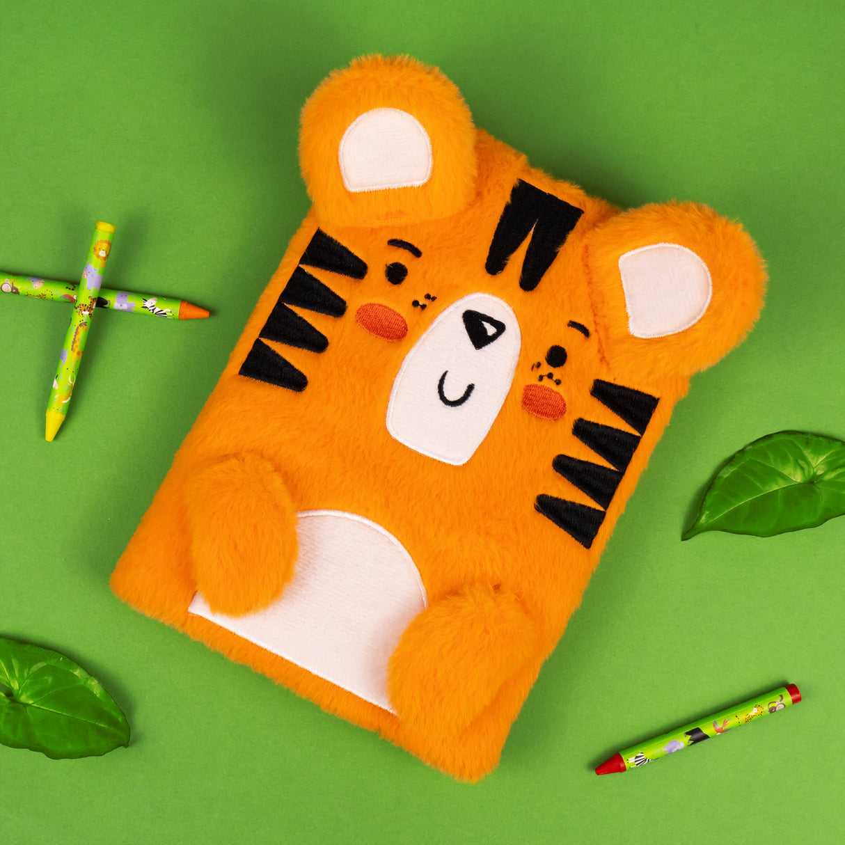 Jungle Animal Plush Notebook