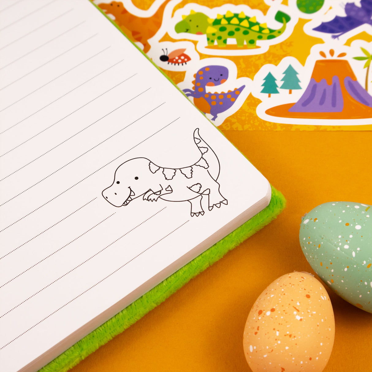 Dinosaur Plush Notebook