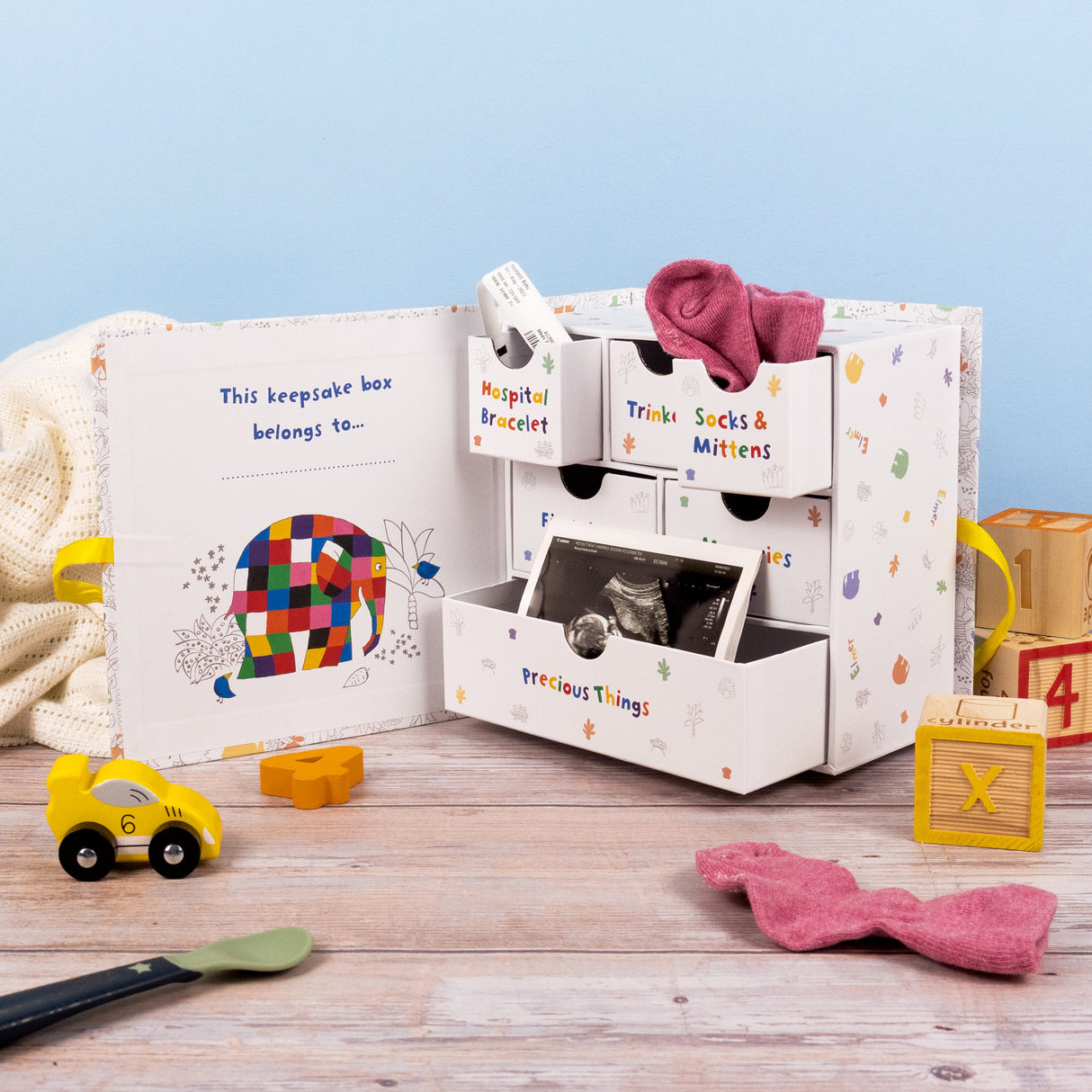 Elmer Baby Keepsake Box