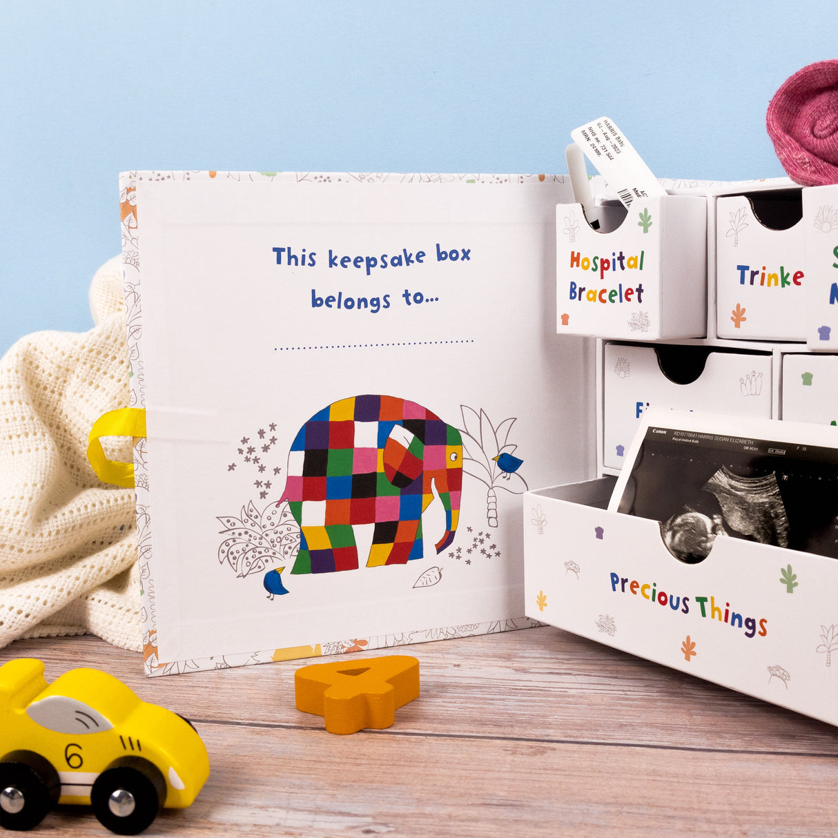 Elmer Baby Keepsake Box