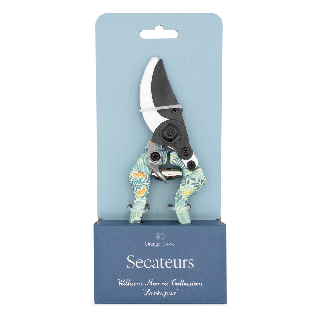 Orange Grove Secateurs - William Morris Larkspur Design