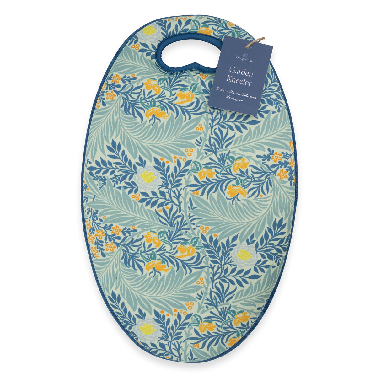 Orange Grove Garden Kneeler - William Morris Design - Padded Memory Foam