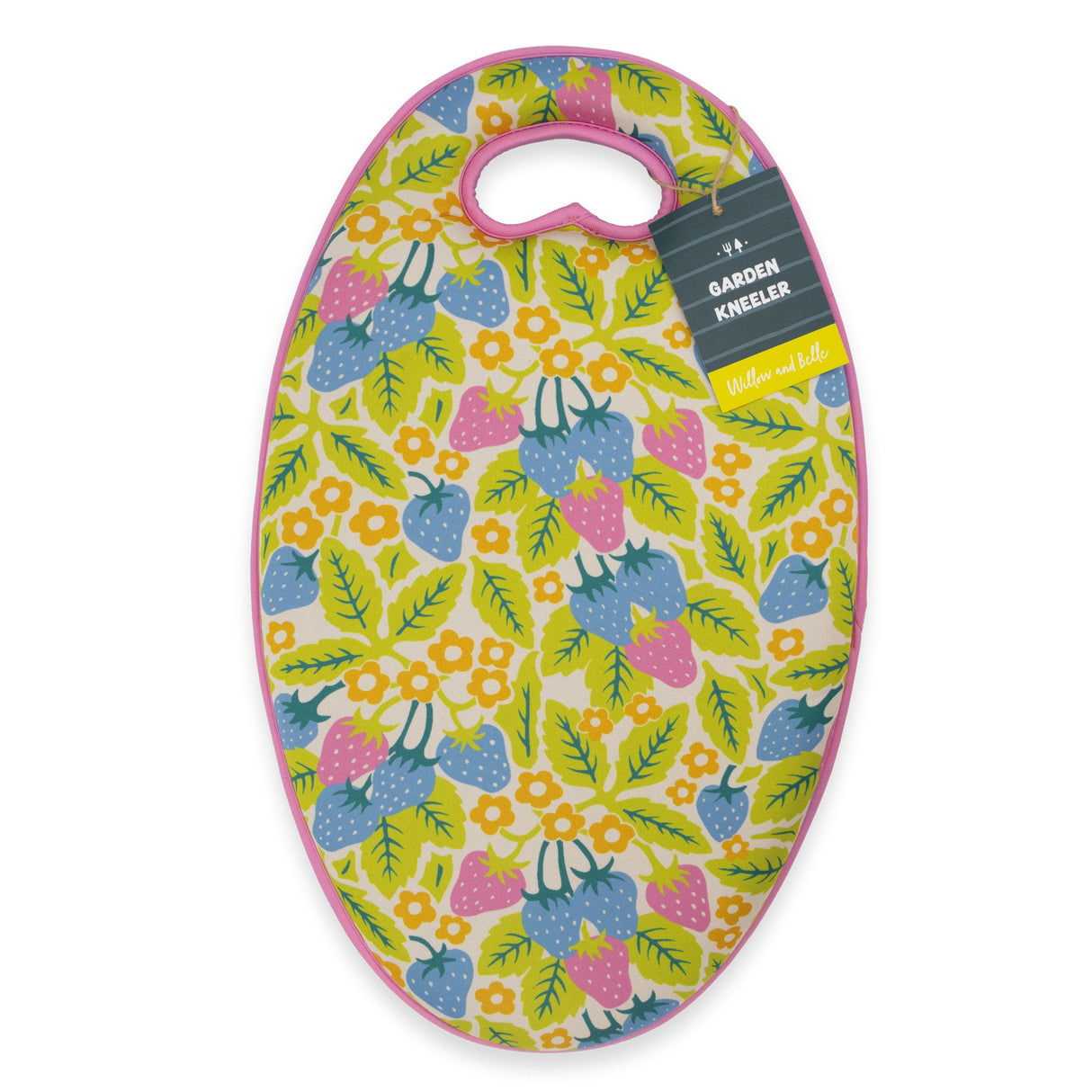 Willow and Belle Garden Kneeler - Strawberry Design - Padded Memory Foam