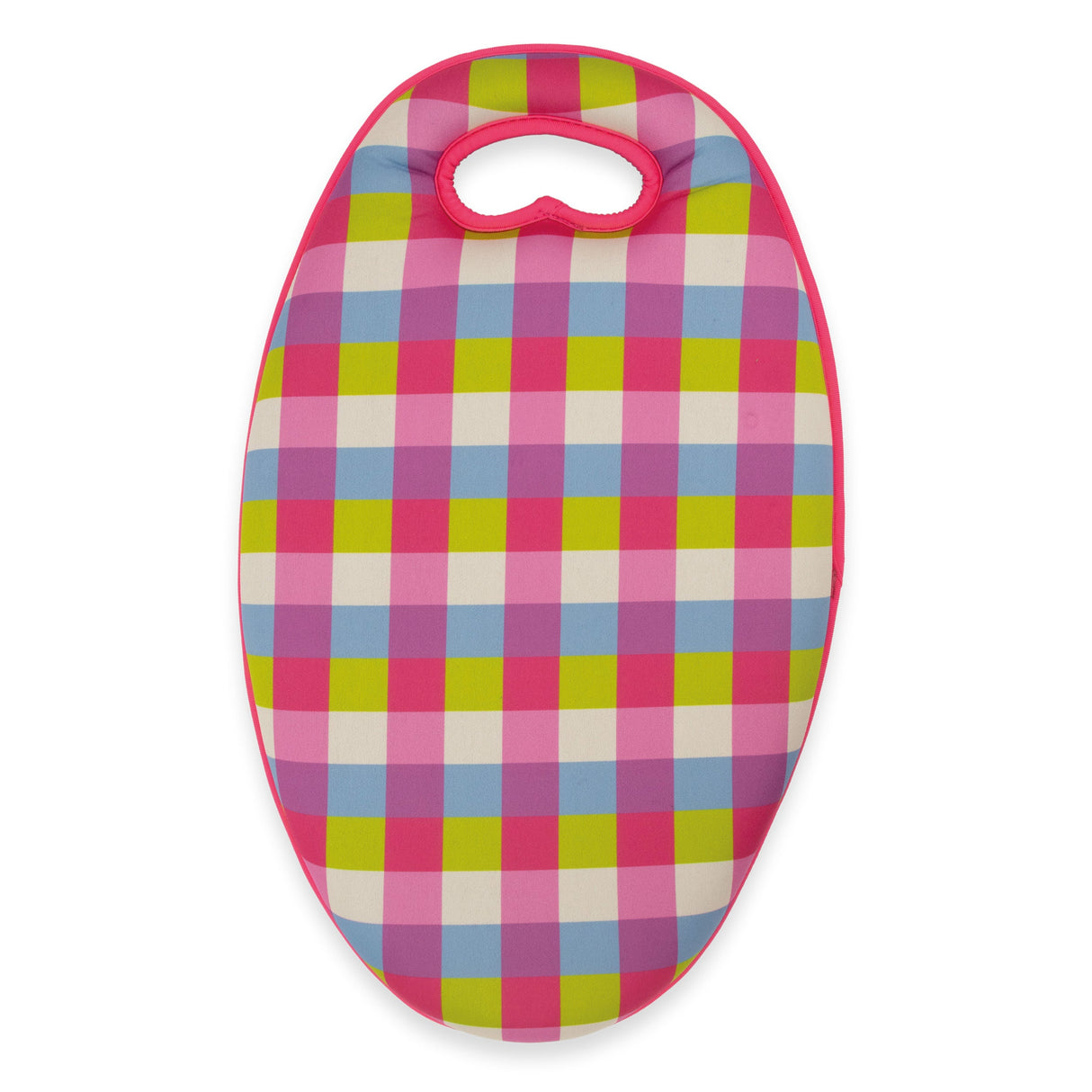 Willow and Belle Garden Kneeler - Pink Gingham Design - Padded Memory Foam