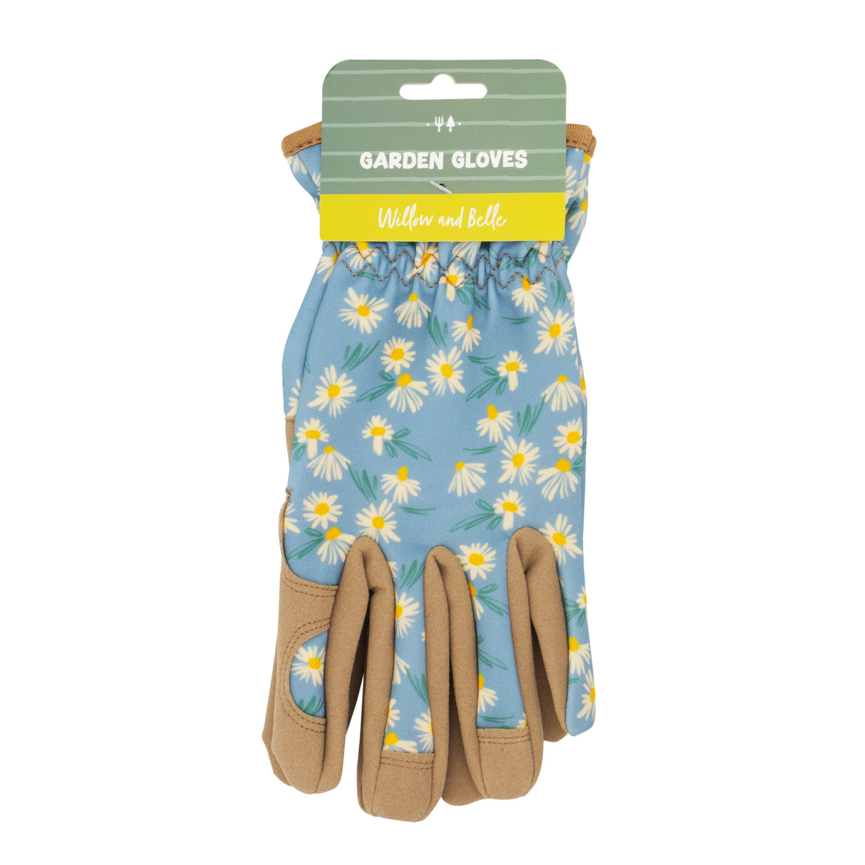 Willow and Belle Gardening Gloves - Daisy Blue Design