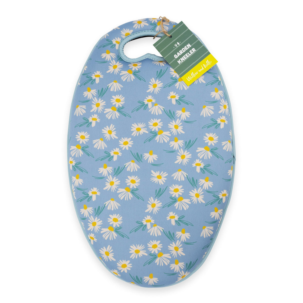 Willow and Belle Garden Kneeler - Daisy Blue Design - Padded Memory Foam