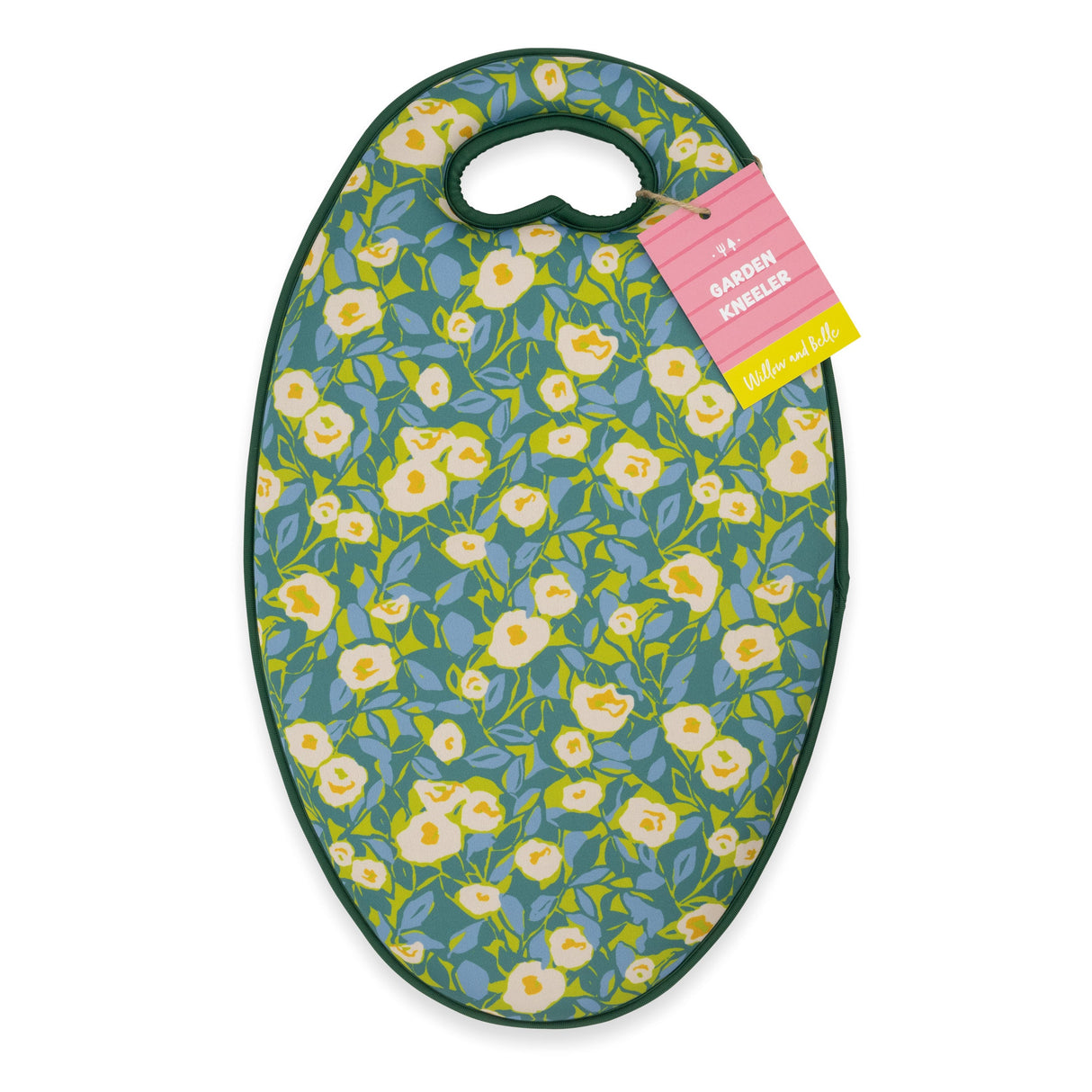 Willow and Belle Garden Kneeler - Abstract Floral Design - Padded Memory Foam