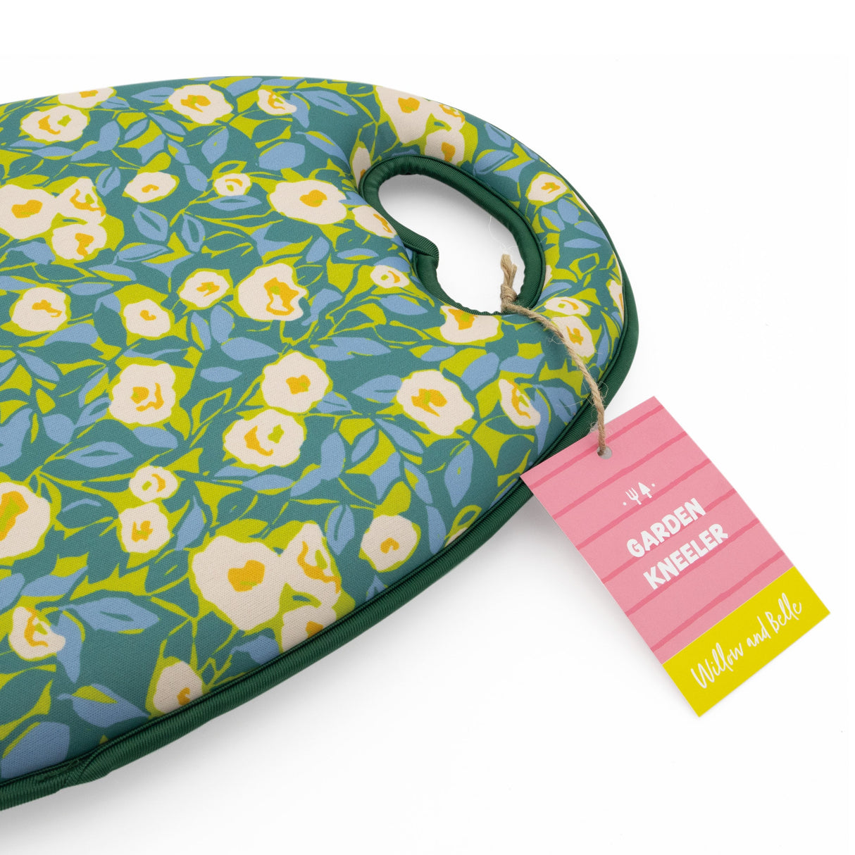 Willow and Belle Garden Kneeler - Abstract Floral Design - Padded Memory Foam