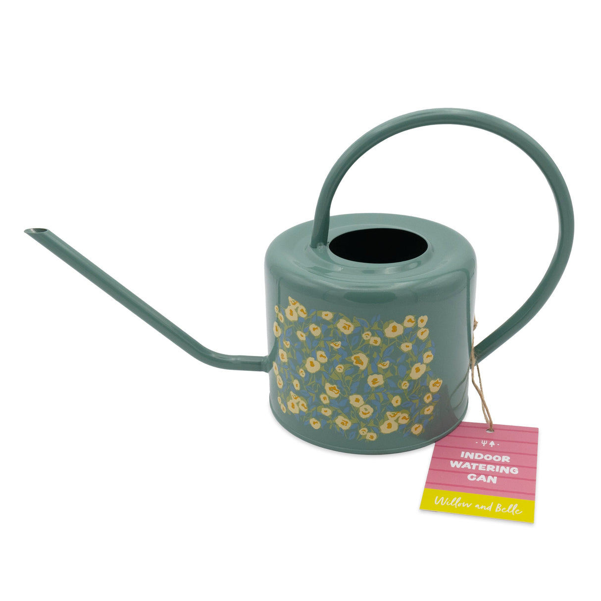Willow and Belle Watering Can – Abstract Floral Design