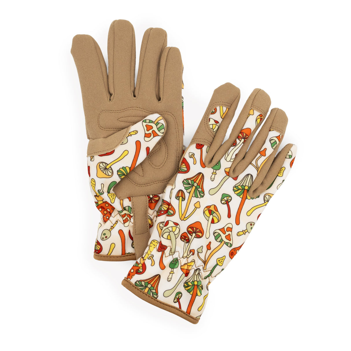 Saje Gardening Gloves - Retro Mushroom Design