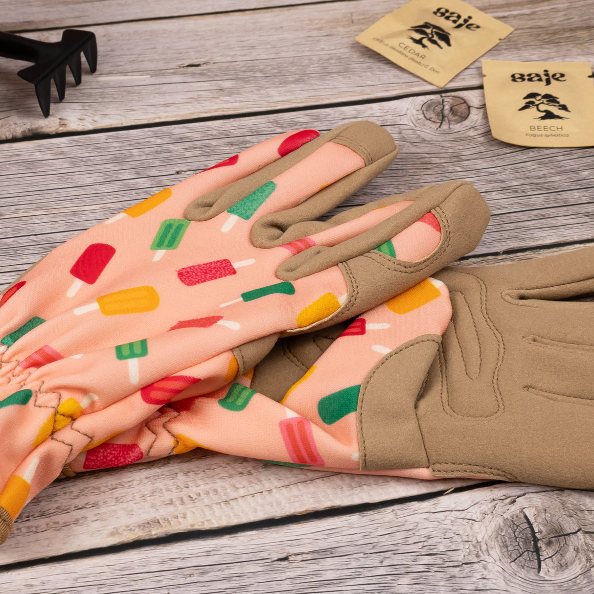Saje Gardening Gloves - Ice Lolly Design