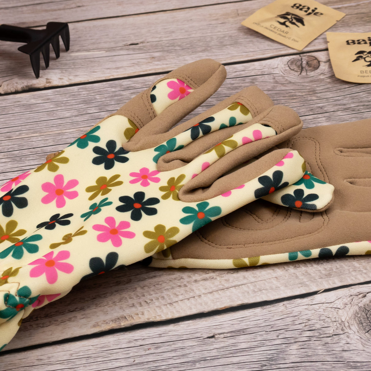 Saje Gardening Gloves - Posy Flower Design