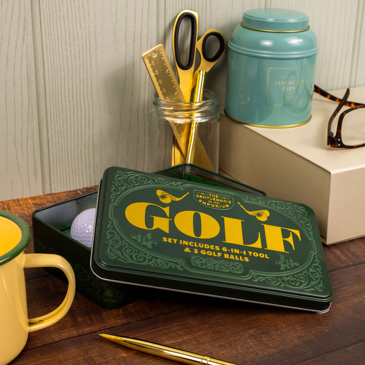 The Gentleman’s Emporium Golf Tin Set